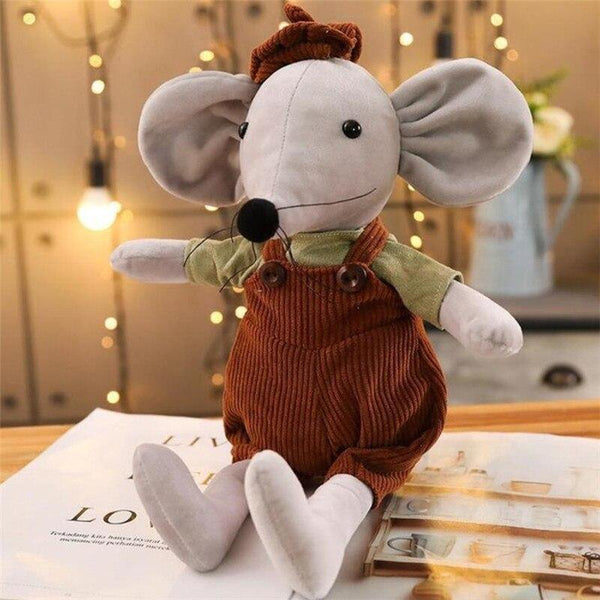 42CM Cute Ballet Mouse Plush Toys Lovely Dressing Cloth Animal Mouse Dolls Stuffed Soft Baby Toys Birthday Christmas Gifts