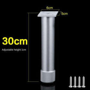 Planet Gates F  4pcs per lot Thick Aluminum Alloy Table Leg Cupboard Sofa Increase Foot Adjustable Multifunction Support Foot Furniture Accessories 4Pcs/lot