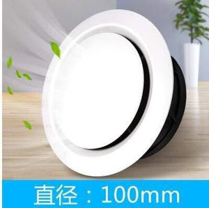 Adjustable round plastic air ventilation cover Fan Outlet Vent Extractor ceiling hole for kitchen bath air outlet fresh system