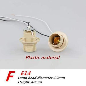 Planet Gates F / E14 Led Bulb E14 socket ceramic plastic Lamp Bases holder  lantern chandelier lamp holder lighting accessories