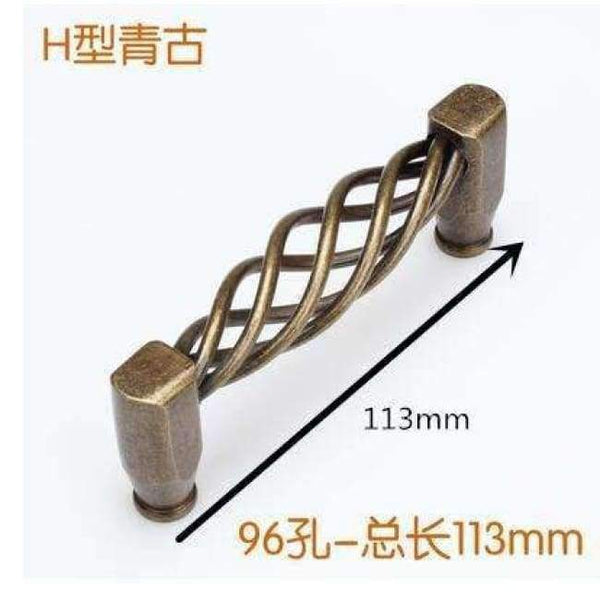 Planet Gates F European bronze birdcage drawer Pulls cupboard door knobs and handles wine cabinet shoe wardrobe handles Furniture Hardware