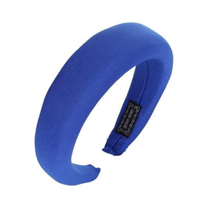 Fashion Western Style Solid Colors Thicken Padded Headband Bezel Turban Women Hairbands Girls Accessories Headwear