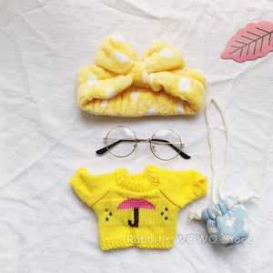 30cm LaLafanfan Cafe Duck Plush Toy Doll Clothes  Cartoon Yellow Duck Stuffed Dolls Doll Accessories Kids Toys Gift For Children