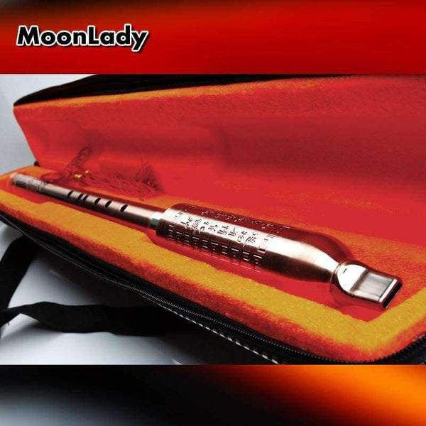 Planet Gates F Key Wood Flute Bawu Copper Plated Concert Flute Vertical Playing Clarinet Flute Folk Musical Instrument Bawu Not DIZI & Xiao