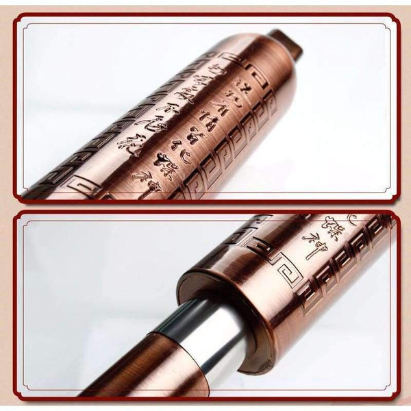 Planet Gates F Key Wood Flute Bawu Copper Plated Concert Flute Vertical Playing Clarinet Flute Folk Musical Instrument Bawu Not DIZI & Xiao