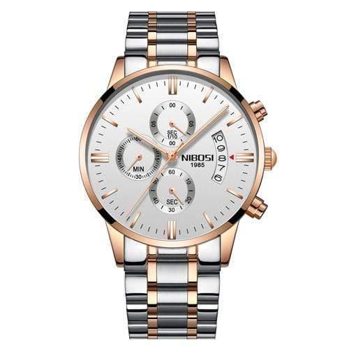 Planet Gates F Men Watch Chronograph Sport Mens Watches Top Brand Luxury Waterproof Full Steel Quartz Gold Clock Men Relogio Masculino