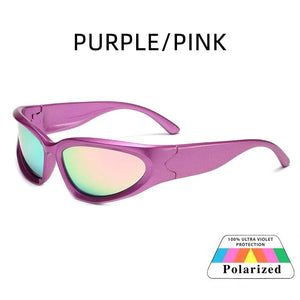 Planet Gates F11-Polarized-film / look picture 2000S Aesthetic Y2K Sunglasses Men Outdoor Bicycle Cycling Sports Sun Glasses Women Vintage Shades Fashion Punk Goggle Eyewear