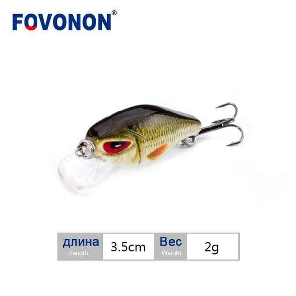 Planet Gates F115A Fishing Lure 3cm 1.8g   Crankbaits 1pcs Micro Hard Pesca Artificial Baits Mini Lure Minnow for Pike Bass Trout
