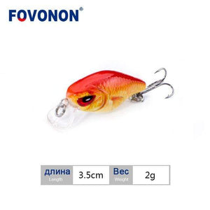 Planet Gates F115C Fishing Lure 3cm 1.8g   Crankbaits 1pcs Micro Hard Pesca Artificial Baits Mini Lure Minnow for Pike Bass Trout