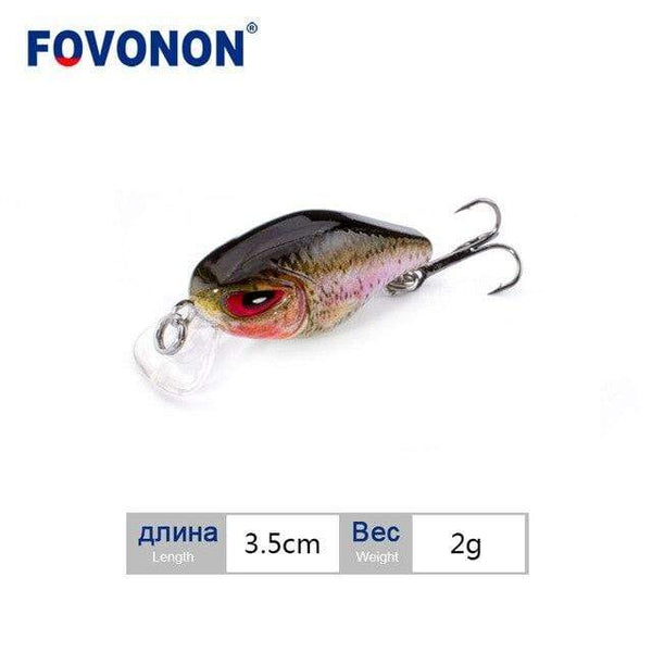 Planet Gates F115D Fishing Lure 3cm 1.8g   Crankbaits 1pcs Micro Hard Pesca Artificial Baits Mini Lure Minnow for Pike Bass Trout