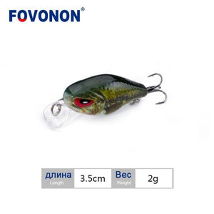 Planet Gates F115E Fishing Lure 3cm 1.8g   Crankbaits 1pcs Micro Hard Pesca Artificial Baits Mini Lure Minnow for Pike Bass Trout