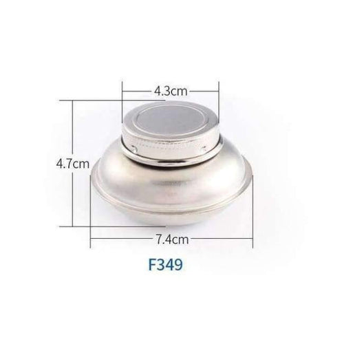 Planet Gates F349 1 Piece Stainless Steel Oil Palette Single Double Hole Dipper Painting Oil Pot Oil Painting Art Supplies
