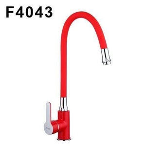 Planet Gates F4043 red Style Black White Red Silica Gel Nose Any Direction Kitchen Faucet Cold and Hot Water Mixer F4042 F4041 F4043