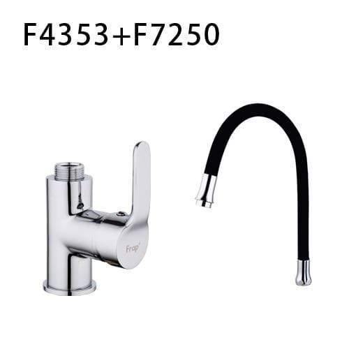 Planet Gates F4353 F7250 Black Silica Gel Nose Any Direction Rotating Kitchen Faucet Cold and Hot Water Mixer Torneira Cozinha Single Handle Tap F4353