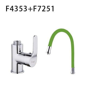 Planet Gates F4353 F7251 Green Silica Gel Nose Any Direction Rotating Kitchen Faucet Cold and Hot Water Mixer Torneira Cozinha Single Handle Tap F4353