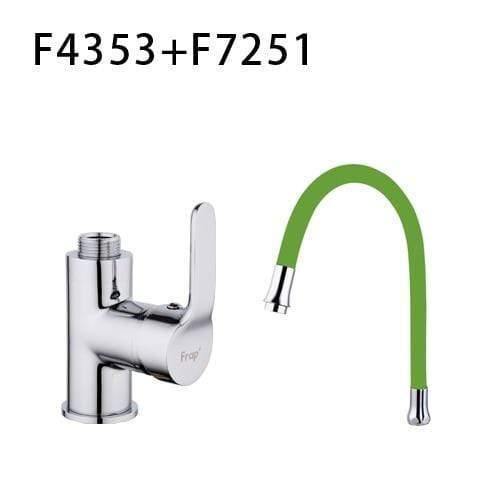 Planet Gates F4353 F7251 Green Silica Gel Nose Any Direction Rotating Kitchen Faucet Cold and Hot Water Mixer Torneira Cozinha Single Handle Tap F4353