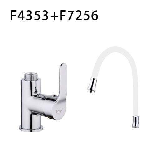 Planet Gates F4353 F7256 White Kitchen Sink Faucet With 6 Colors Silica Gel Nose Cold And Hot Water Mixer Tap Torneira Cozinha Single Handle Tap Crane