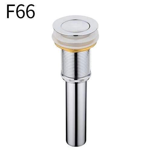 Planet Gates F66 without overflow Bathroom basin waste Pop Up Waste Vanity Vessel Sink Drain With overflow hole F66 F66-2