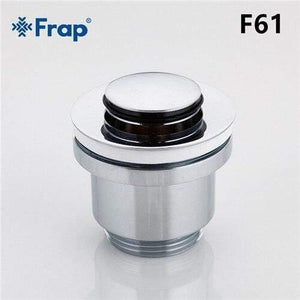 Planet Gates F66 without overflow Bathtub Drain Bath Basin Overflow Hole Sink Tap Push Button Pop Up Waste Plug Slotted Kitchen Sinks Drains F61 F62