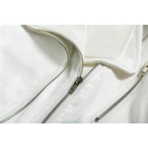 Planet Gates F812 Wine Red / S New Women Autumn Winter PU + Suede Faux Leather Jackets Lady Brown Matte Zippers Coats Vintage Outerwear Blue Wine Red Gray