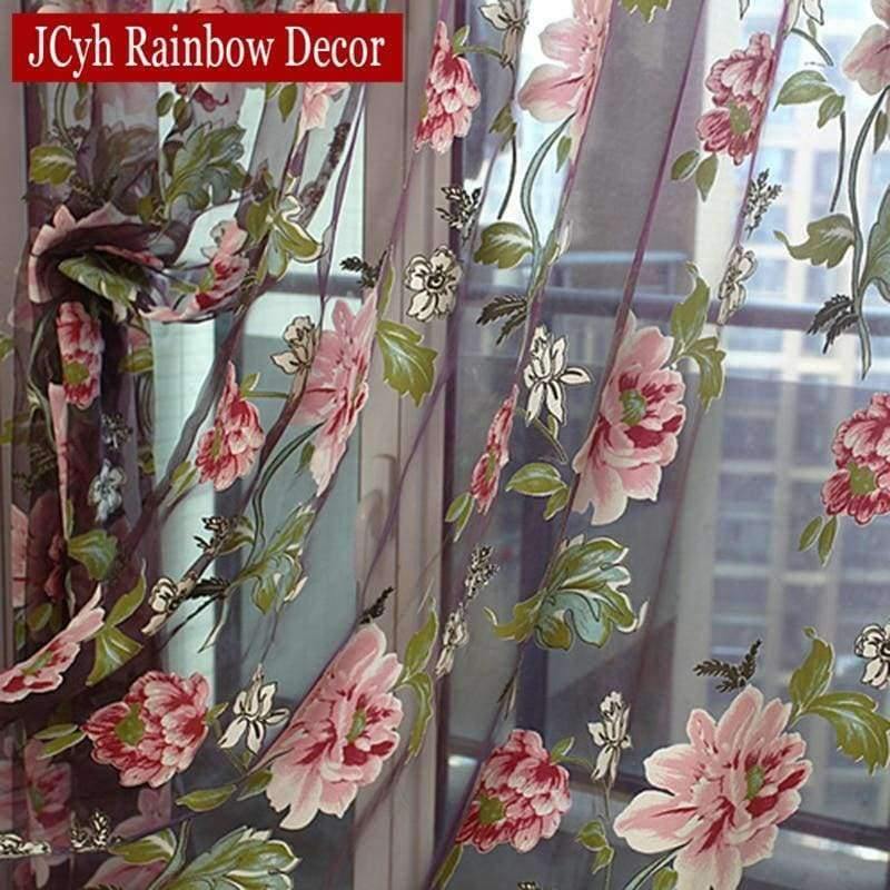 Planet Gates Fabric Sheer Tulle Curtains For Living Room Children Bedroom Kitchen Door Curtains For Window Black Cortinas D