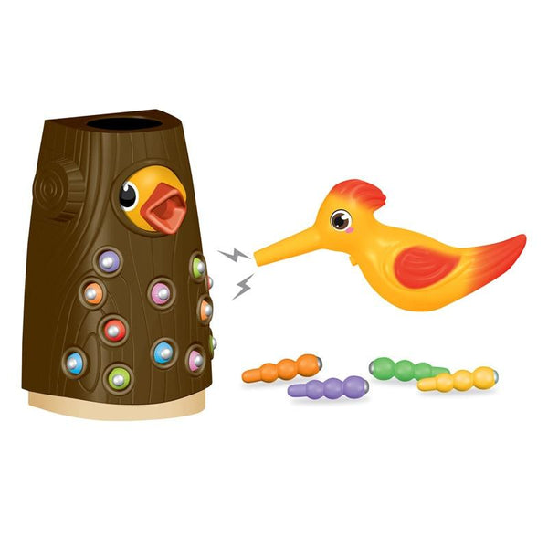 Planet Gates Family Toys Woodpecker Magnetic Catch the Worm Animal Feeding Game Small Birds Children Educate Fishing Toys Set Kids Gift Kit