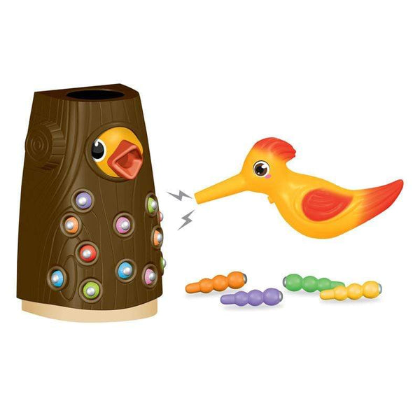 Planet Gates Family Toys Woodpecker Magnetic Catch the Worm Animal Feeding Game Small Birds Children Educate Fishing Toys Set Kids Gift Kit