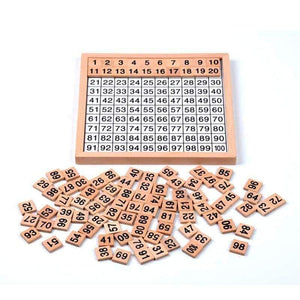 Planet Gates Family Version Montessori Baby Toy Hundred Board Math for Children Learning & Education Wooden Kids Toys Brinquedos Juguetes