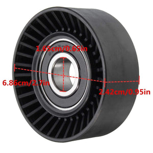 Planet Gates Fan Belt Tensioner Pulley V Ribbed Idler For BMW E46 E39 E38 E36 E53 11281433571