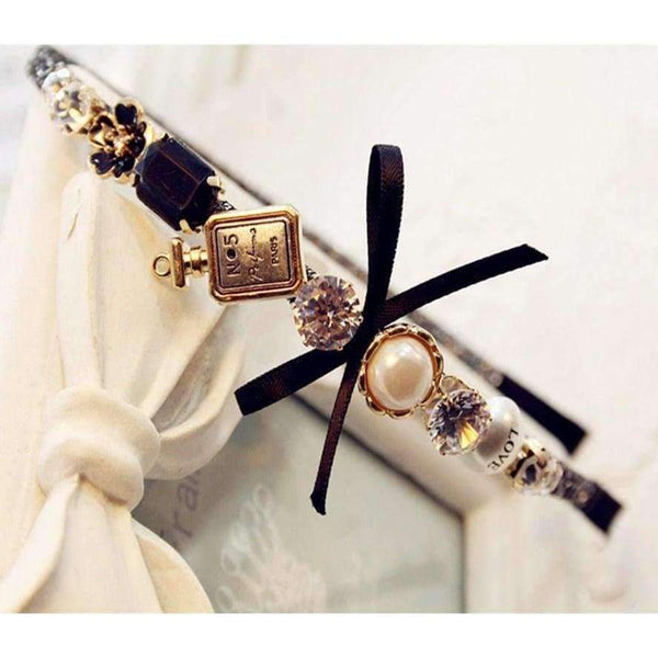 Planet Gates FANSSEE Ny Farverig Rhinestone Blomster Hårbøjle Pandebånd Hårbånd til Kvinder Piger Bezel Hårbånd Hårtilbehør