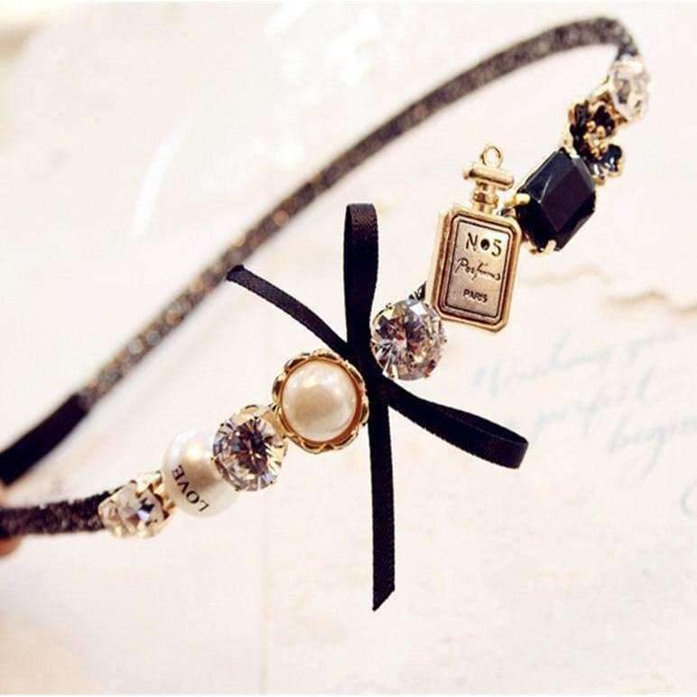 Planet Gates FANSSEE New Colorful Rhinestone Flower Hair Hoop Headband Hairband for Women Girls Bezel Hair Band Hair Accessories