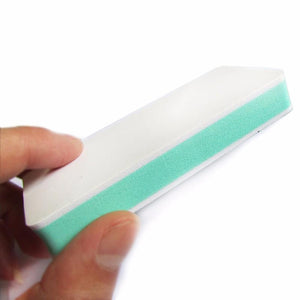 Planet Gates Fashion 10pcs/lot Nail Buffer Block Polish Sanding Nail File Manicure Nail Art Tips Tool Green Sand Surface Sponge lixa de unha