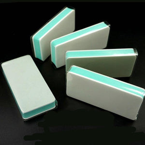Planet Gates Fashion 10pcs/lot Nail Buffer Block Polish Sanding Nail File Manicure Nail Art Tips Tool Green Sand Surface Sponge lixa de unha