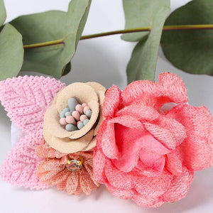 Fashion Artificial Flower Hair Clips for Women Girls Wedding Party Hair Barrettes Handmade Hair Accessories