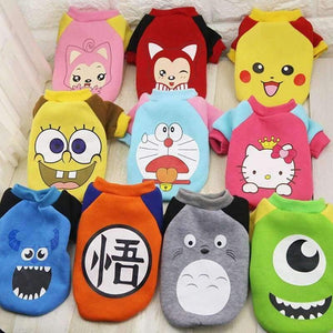 Planet Gates Fashion Autumn And Winter Dog Clothes For Small Dogs Chihuahua Coat For Cat Dog Warm Coat Soft Cotton Pet Clothing XS-XXL