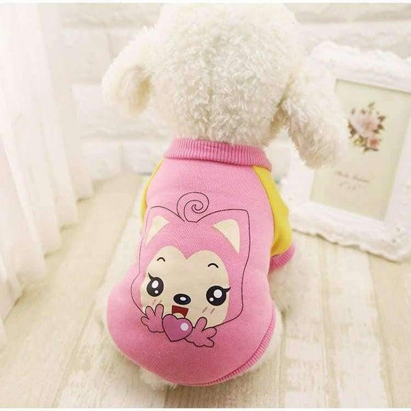 Planet Gates Fashion Autumn And Winter Dog Clothes For Small Dogs Chihuahua Coat For Cat Dog Warm Coat Soft Cotton Pet Clothing XS-XXL