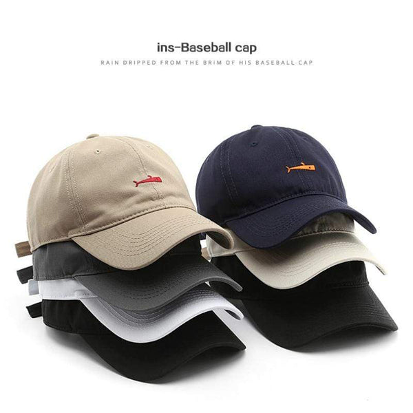 Planet Gates Fashion Baseball Cap for Men and Women Retro Dad Hats Summer Outdoor Visors Cap Unisex Snapback Hat Fish Embroidery Hat