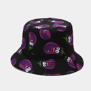 Planet Gates Fashion Cartoon Printed Cute Bucket Hat Summer Reversible Fishermant Hat For Women Men Street Hip Hop Fishing Cap Gorro