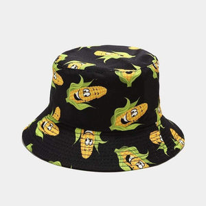 Planet Gates Fashion Cartoon Printed Cute Bucket Hat Summer Reversible Fishermant Hat For Women Men Street Hip Hop Fishing Cap Gorro