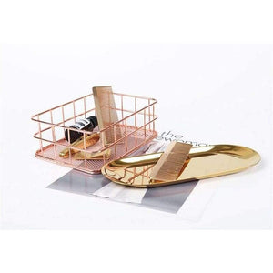 Planet Gates Fashion Champaign Gold Alloy Hair Comb Detangle Hairdressing Brush Anti Hair Loss Metal Comb Salon Hair Care Styling Tool