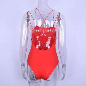 Planet Gates Fashion Chic backless sexy bodysuit strap body bandage jumpsuits for women 2018 romper summer bodysuits one piece