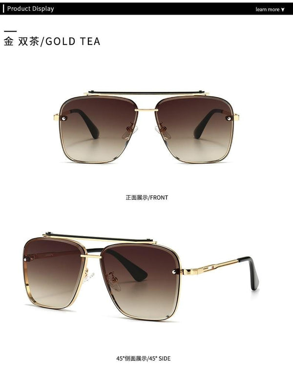 Planet Gates Fashion Classic Mach Six Style Gradient Sunglasses Cool Men Vintage Brand Design Sun Glasses Oculos De Sol 2A102