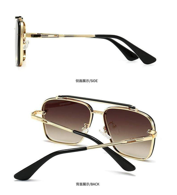 Planet Gates Fashion Classic Mach Six Style Gradient Sunglasses Cool Men Vintage Brand Design Sun Glasses Oculos De Sol 2A102