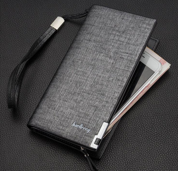 Planet Gates Fashion Clutch Male Wallet Men Wallets Wristlet Men Clutch Bags Coin Purse Men's Wallet Leather Male Purse portemonnee
