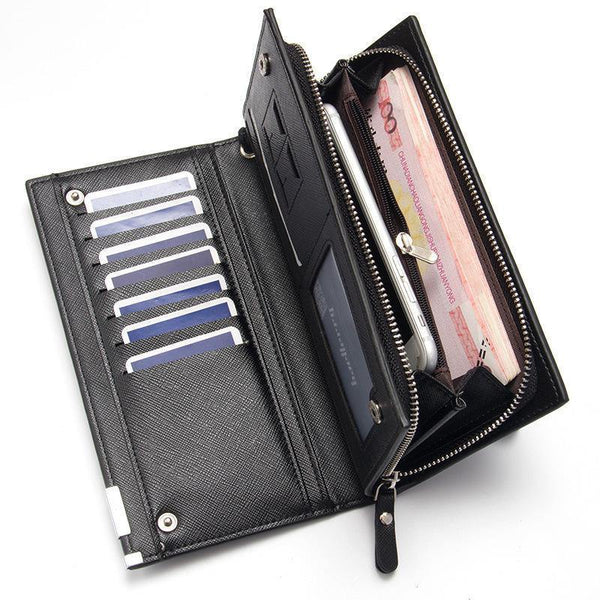 Planet Gates Fashion Clutch Male Wallet Men Wallets Wristlet Men Clutch Bags Coin Purse Men's Wallet Leather Male Purse portemonnee