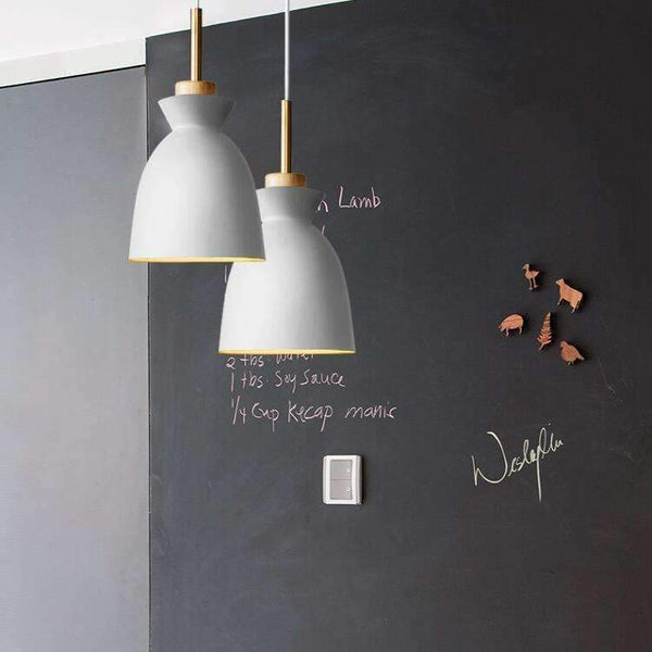 Planet Gates Fashion Colorful Modern Wood Pendant Lights Lamparas Minimalist design shade Luminaire Dining Room Lights Pendant Lamp