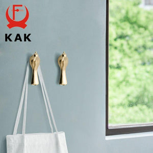Fashion Decoration Wall Hooks Gold Cabinet Knobs and Handles Dresser Knobs Pulls Hat Bag Hanging Hook Wall Cabinet Hardware (Gold)