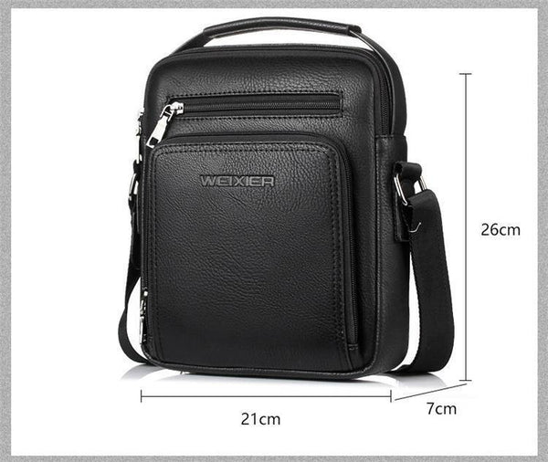 Planet Gates Fashion designer high quality PU leather men shoulder bag casual zipper office messenger bags for men Crossbody Bags