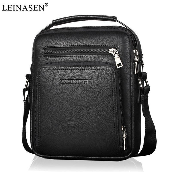 Planet Gates Fashion designer high quality PU leather men shoulder bag casual zipper office messenger bags for men Crossbody Bags