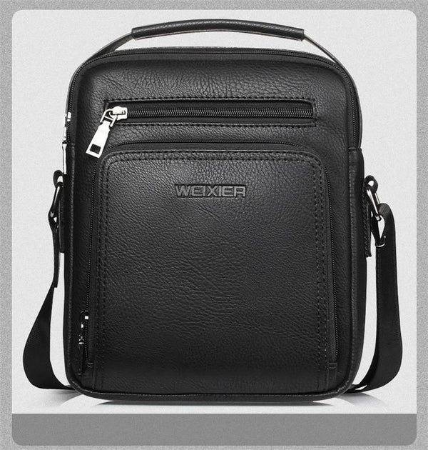 Planet Gates Fashion designer high quality PU leather men shoulder bag casual zipper office messenger bags for men Crossbody Bags